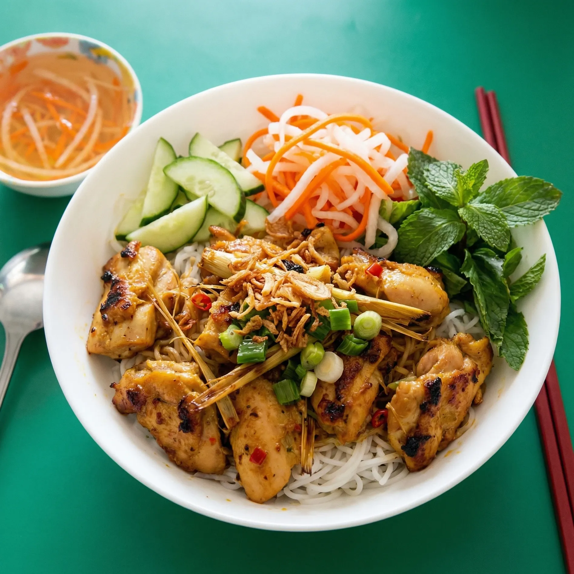 Lemongrass chicken — best Vietnamese lemongrass chicken in Winnipeg at Kim Thanh Restaurant