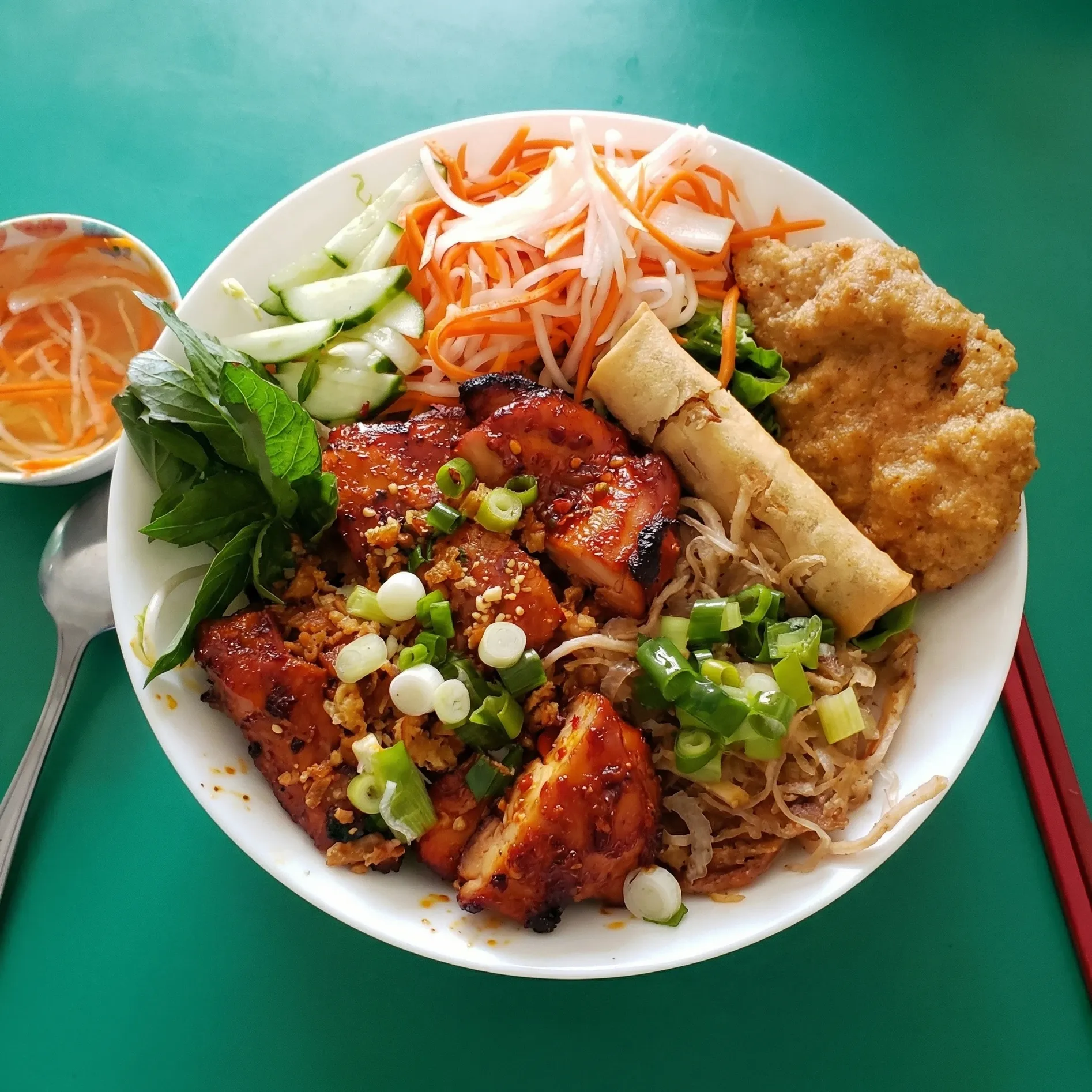 Mighty Spicy Chicken — bold spicy Vietnamese chicken dish in Winnipeg at Kim Thanh Restaurant